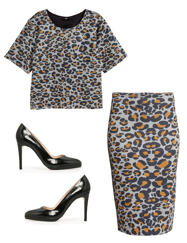 leopard_pencil_skirt_boxed_top_leather_pumps_outfit