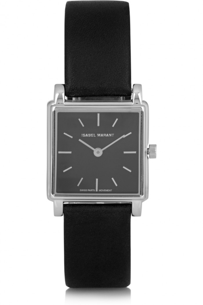 isabel_marant_stainless_steel_and_leather_watch