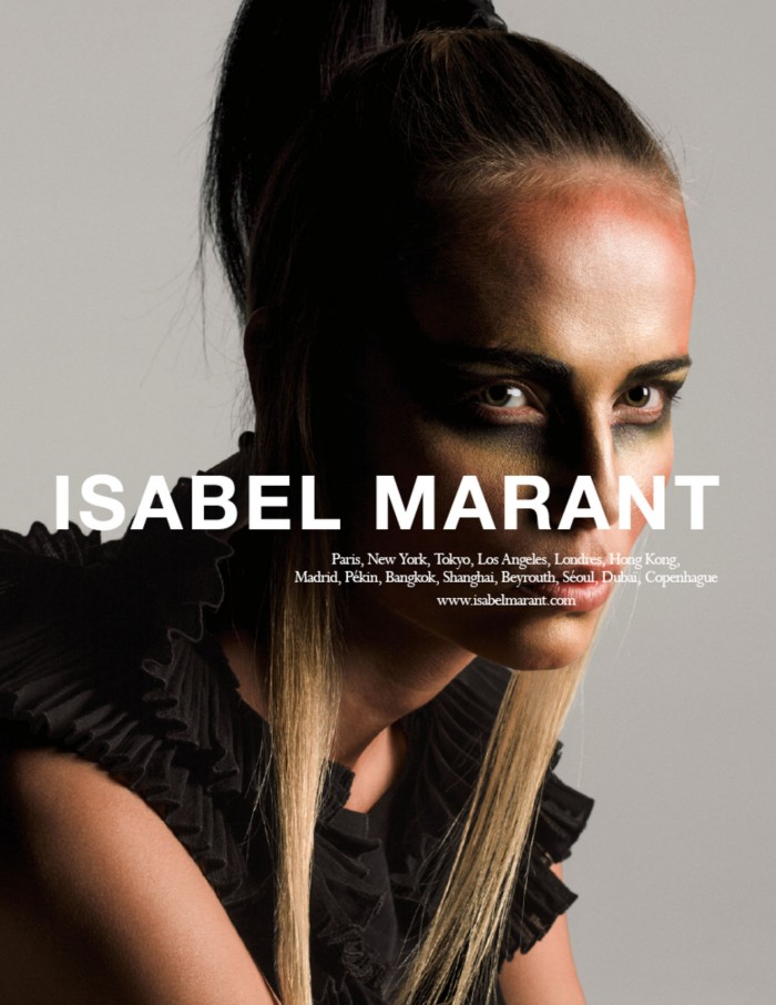 Natasha Poly fronting Isabel Marant spring 2015 campaign