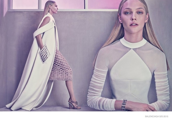 Balenciaga spring 2015 ad campaign sasha pivarova