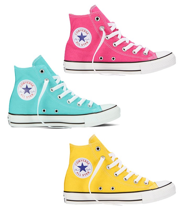 Converse high top in colors