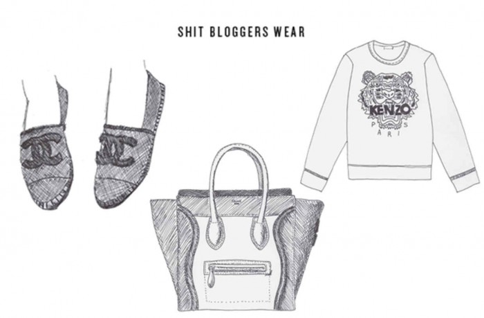 shit bloggers wear