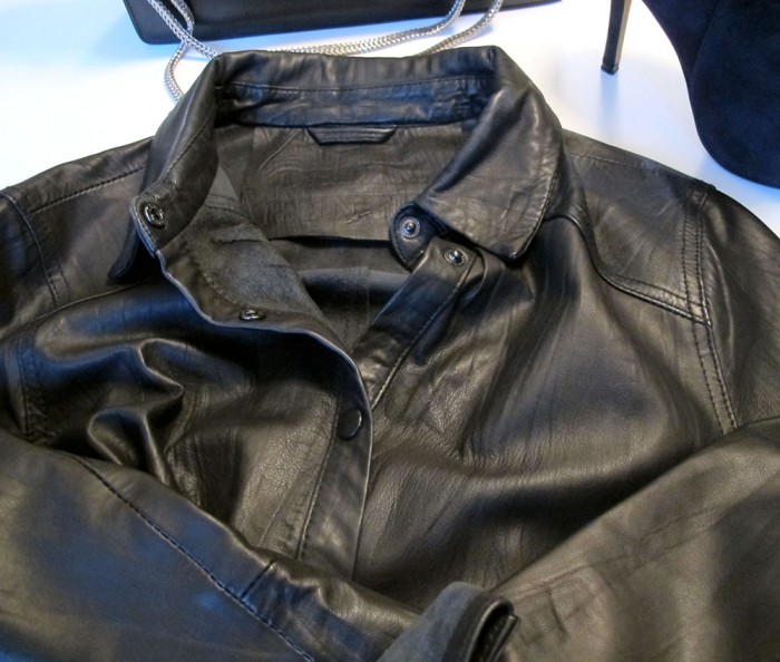 leather shirt from denim hunter