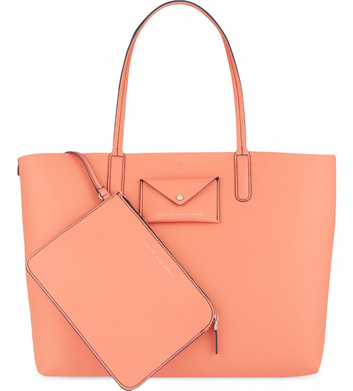 saffiano leather tote by marc by marc jacobs