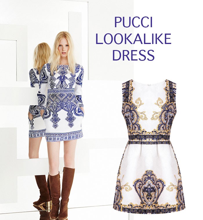 Pucci lookalike dress from Sheinside