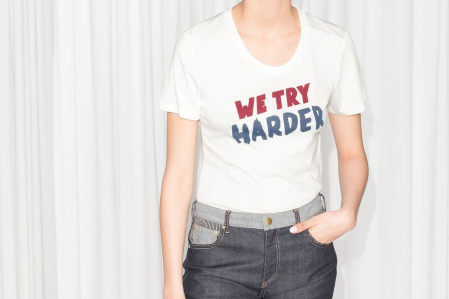 fashionista must have list tee we try harder