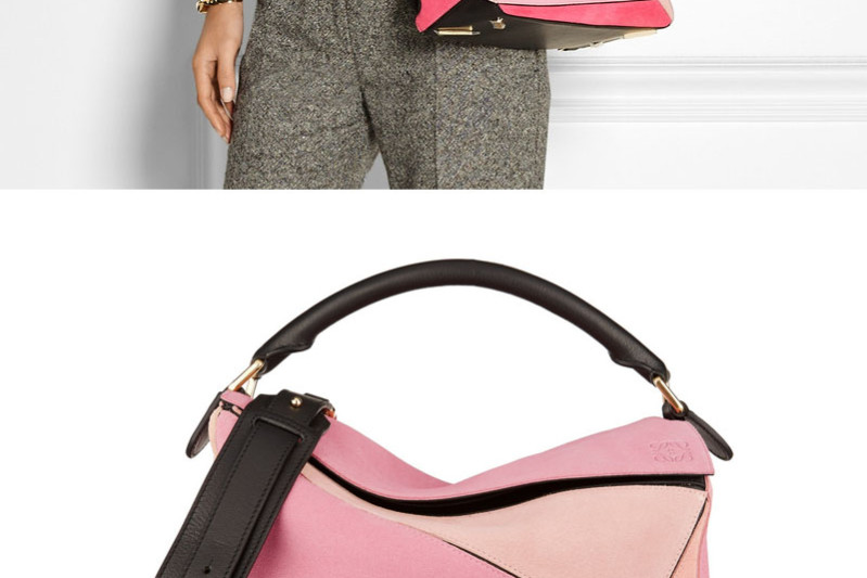 dream bag by loewe pink puzzle bag