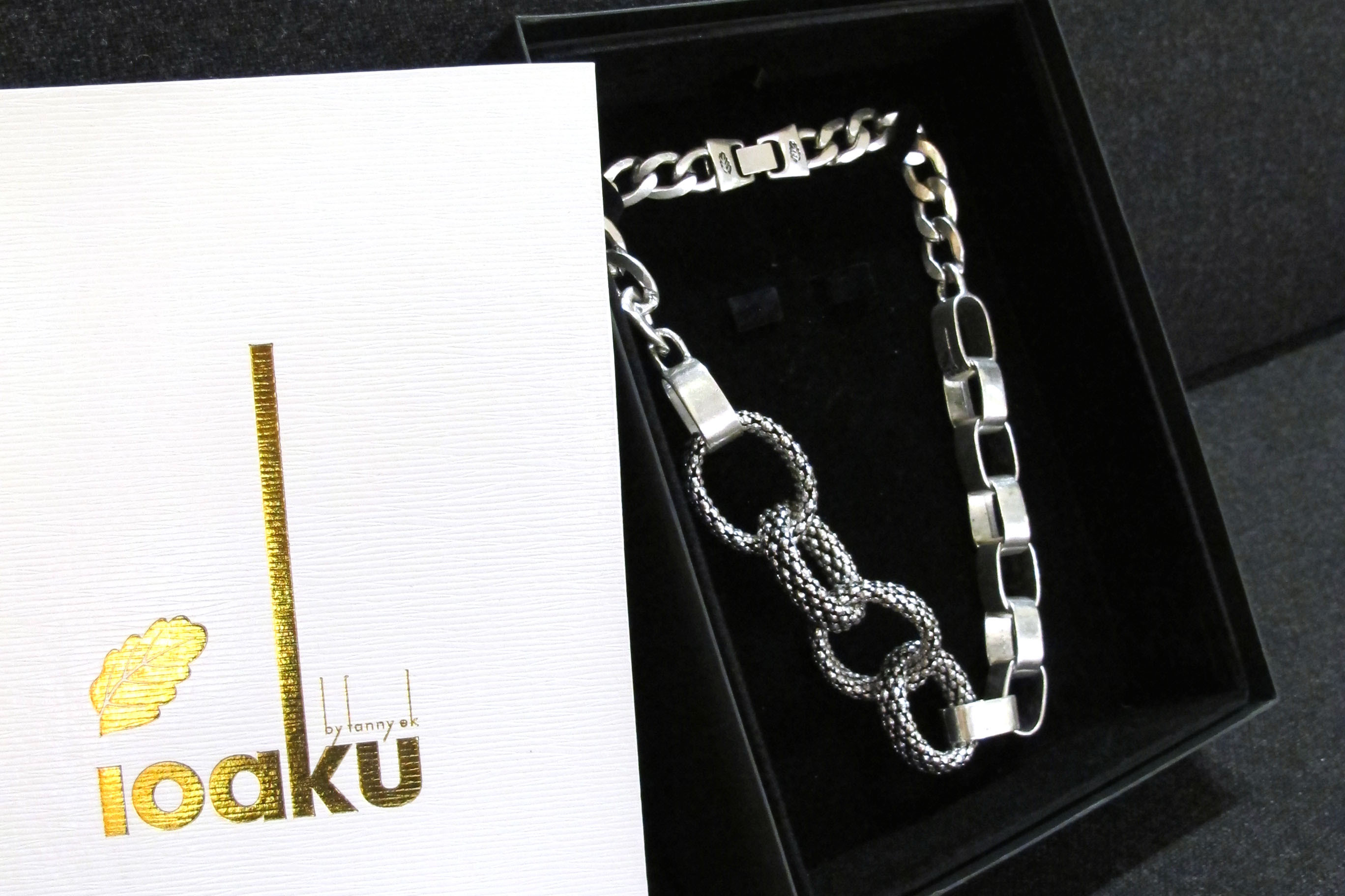 Lonk of life silver necklace Ioaku by Fanny Ek