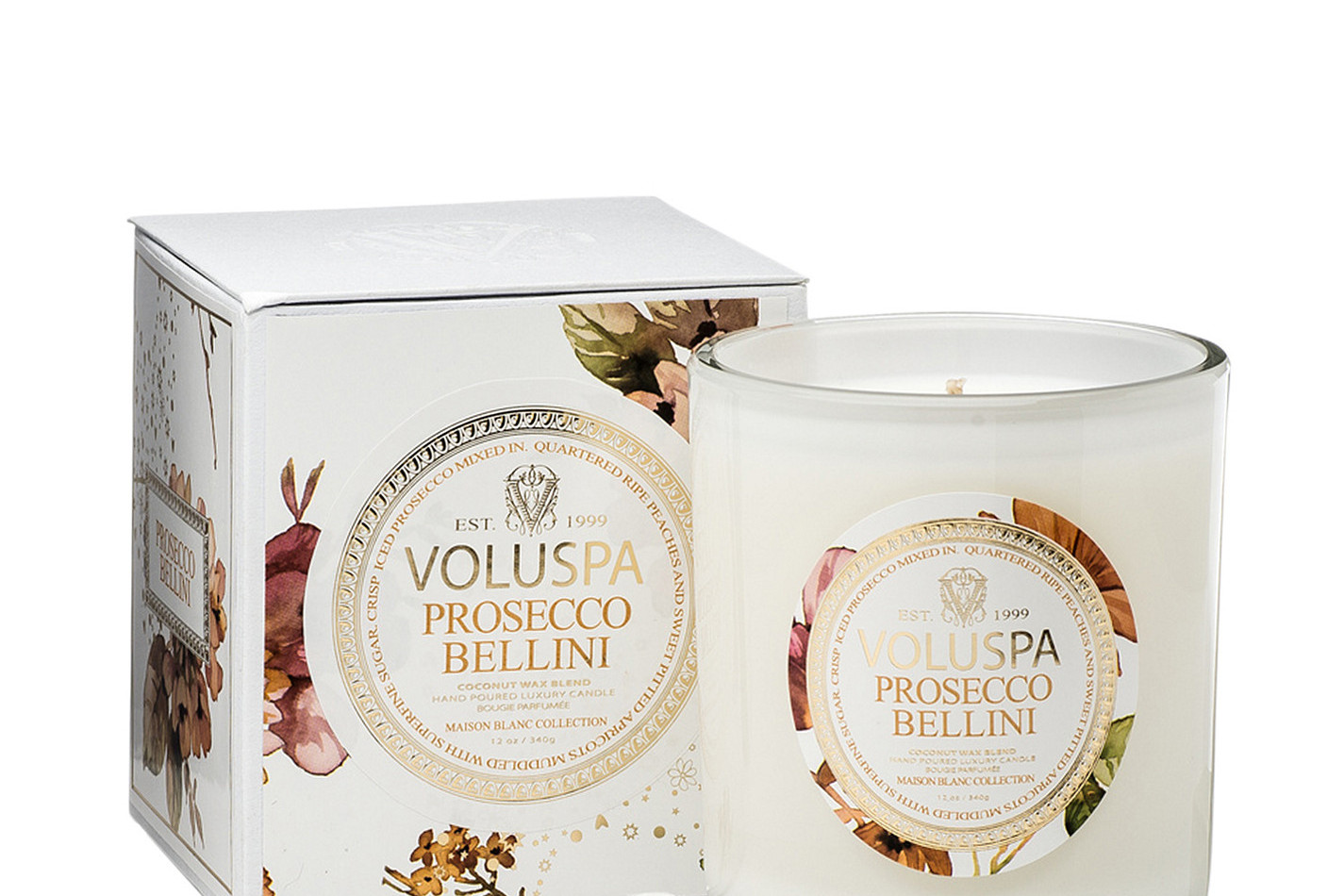 Prosecco Bellini voluspa scented candle